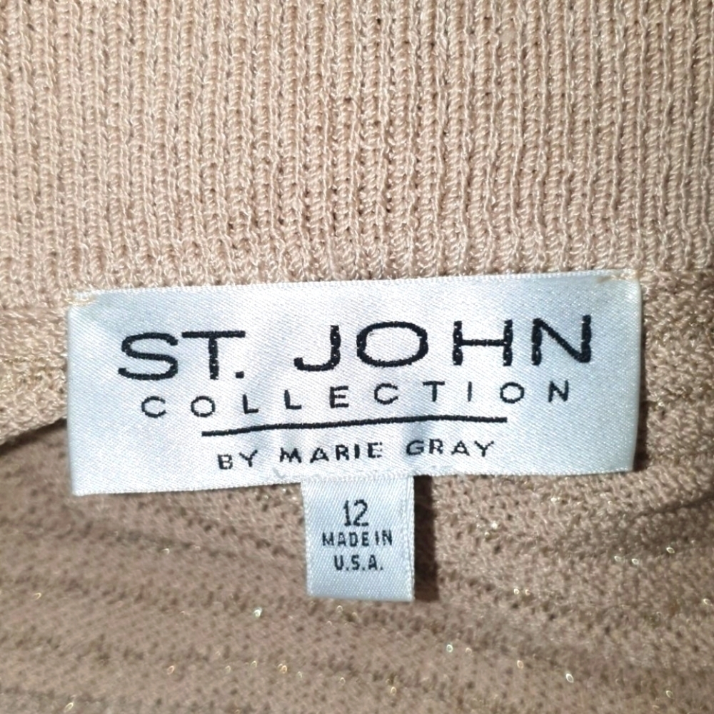 ST JOHN Collection Ribbed Pullover - Picture 4 of 8